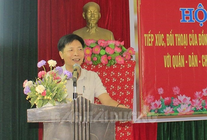 Người đứng đầu huyện Thanh Miện đối thoại với quân - dân - chính - đảng ở các thôn, khu dân cư